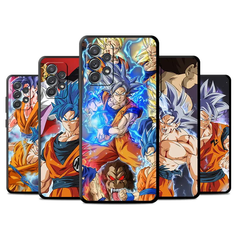 Case For Samsung Galaxy A52 A53 A54 A12 A13 A51 A14 A23 A24 A34 A71 A22 A32 A02 A03 A04 A31 Phone Cover Super D-DBZ Anime G-Goku