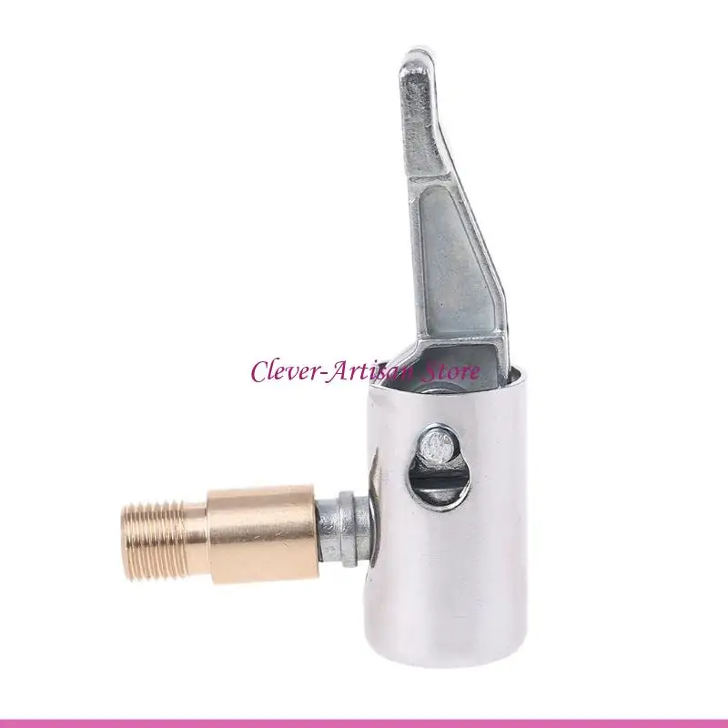 E06B Tire acero inoxidable Cucks Accesorios compresor aire Boquilla inflación neumáticos Aire Chucks para para