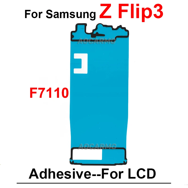 Back Cover And LCD Screen Adhesive For Samsung Galaxy Z Flip3 F7110 Rear Door Sticker Tape Glue