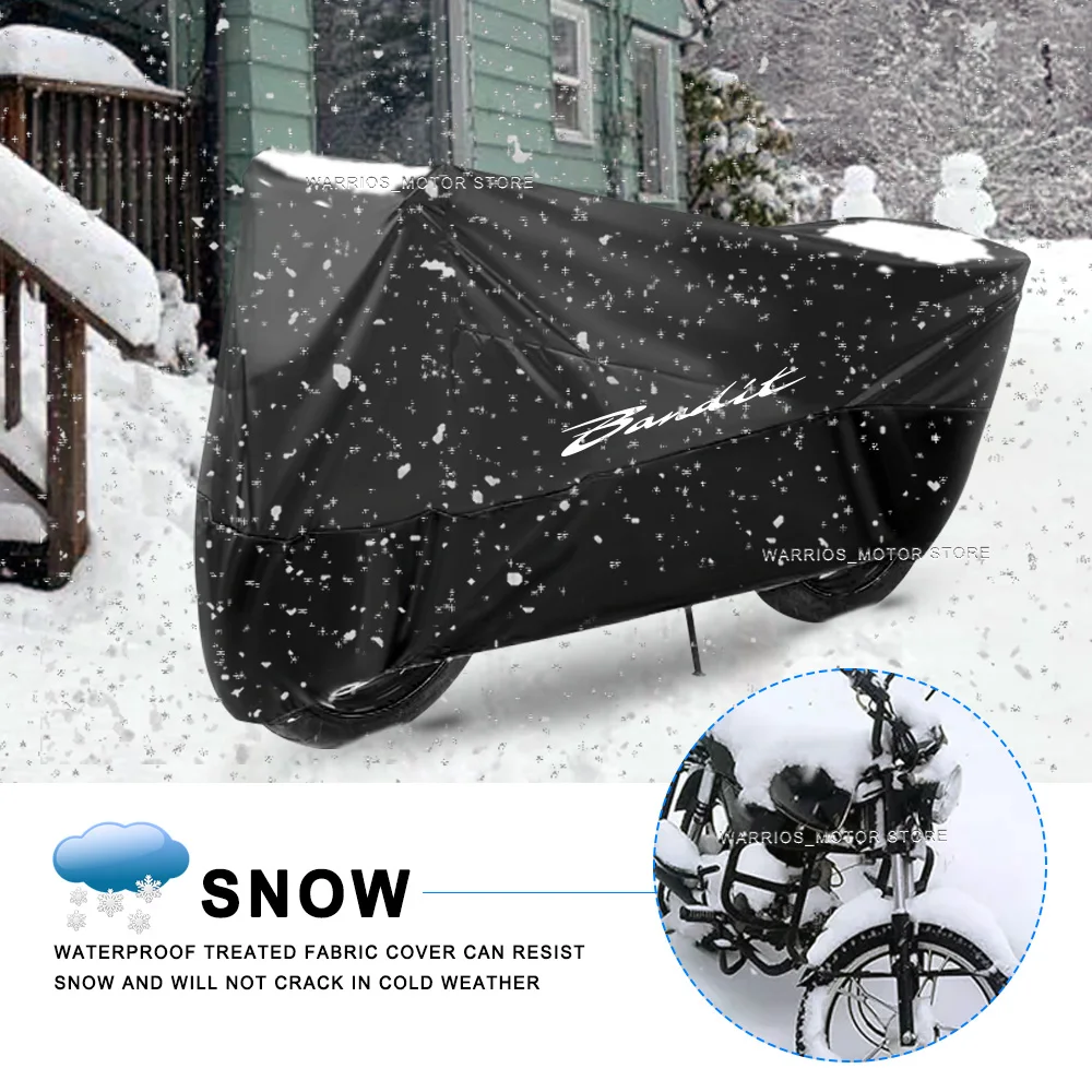 For Bandit 1200 1250 1250S 1250F 250 400 650 GSF650 GSF 650 Motorcycle Cover Outdoor Rain Dustproof UV Protector Covers