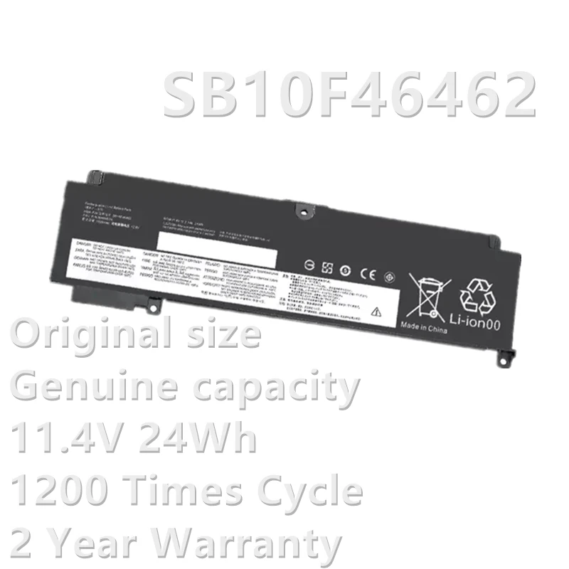 CSBD SB10F46462 11.4V 24Wh Replacement Laptop Battery for Lenovo ThinkPad T460s T470s 00HW024