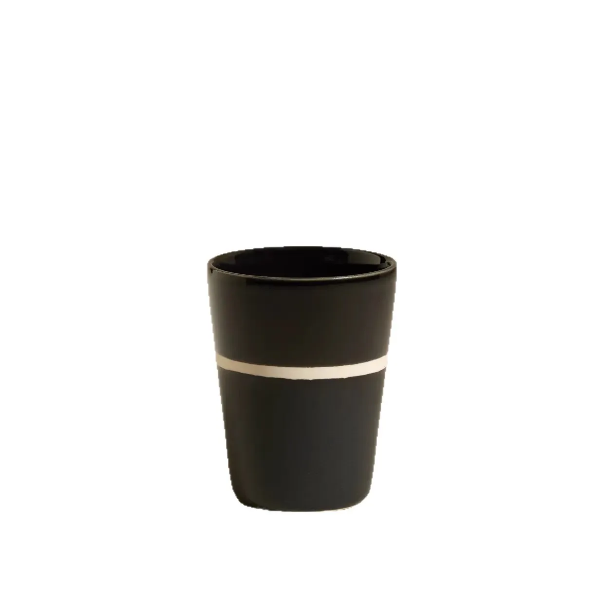 

YJQ Japanese-style ceramic tableware office household large-capacity water cup restaurant pub retro mug