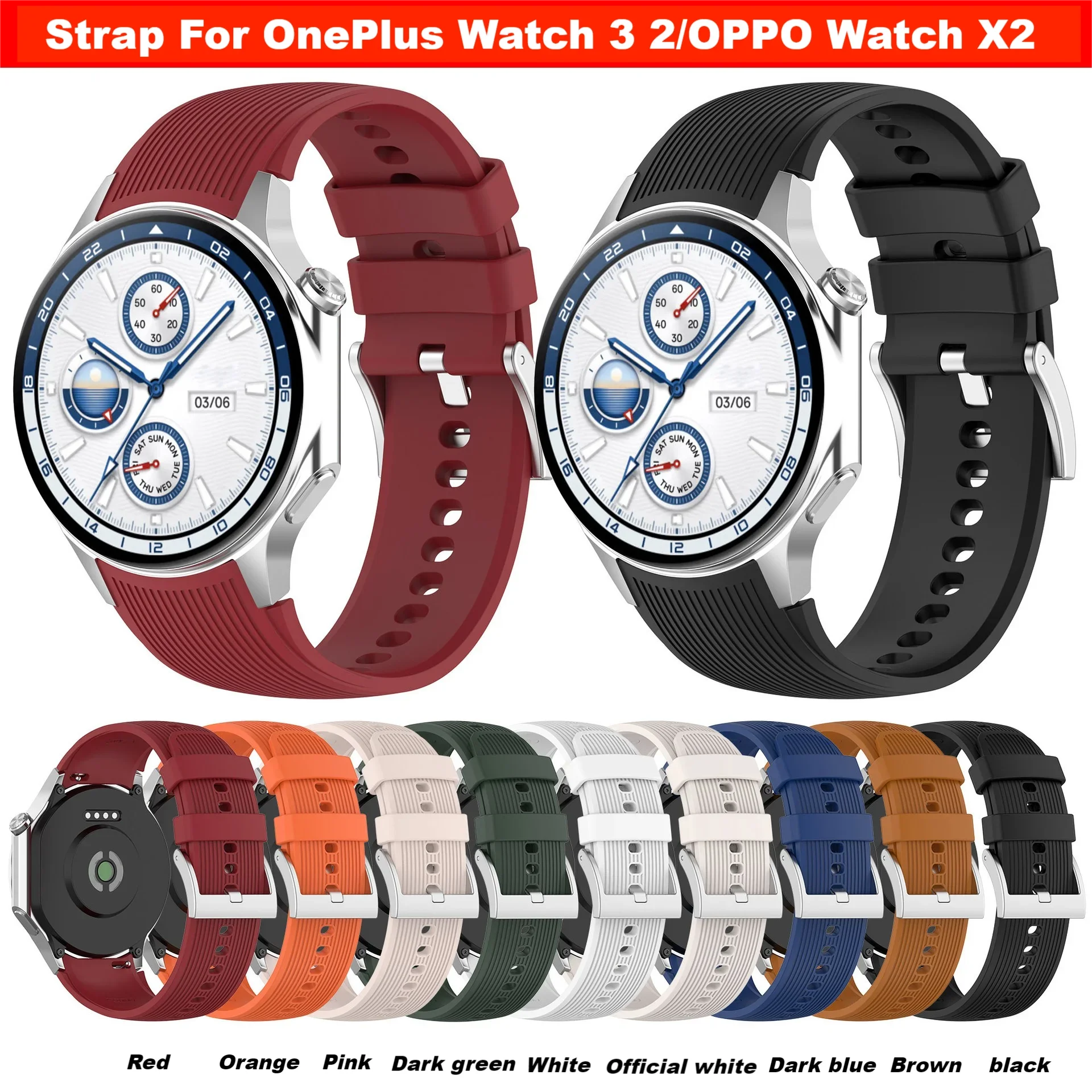 Sport Silicone Watc…