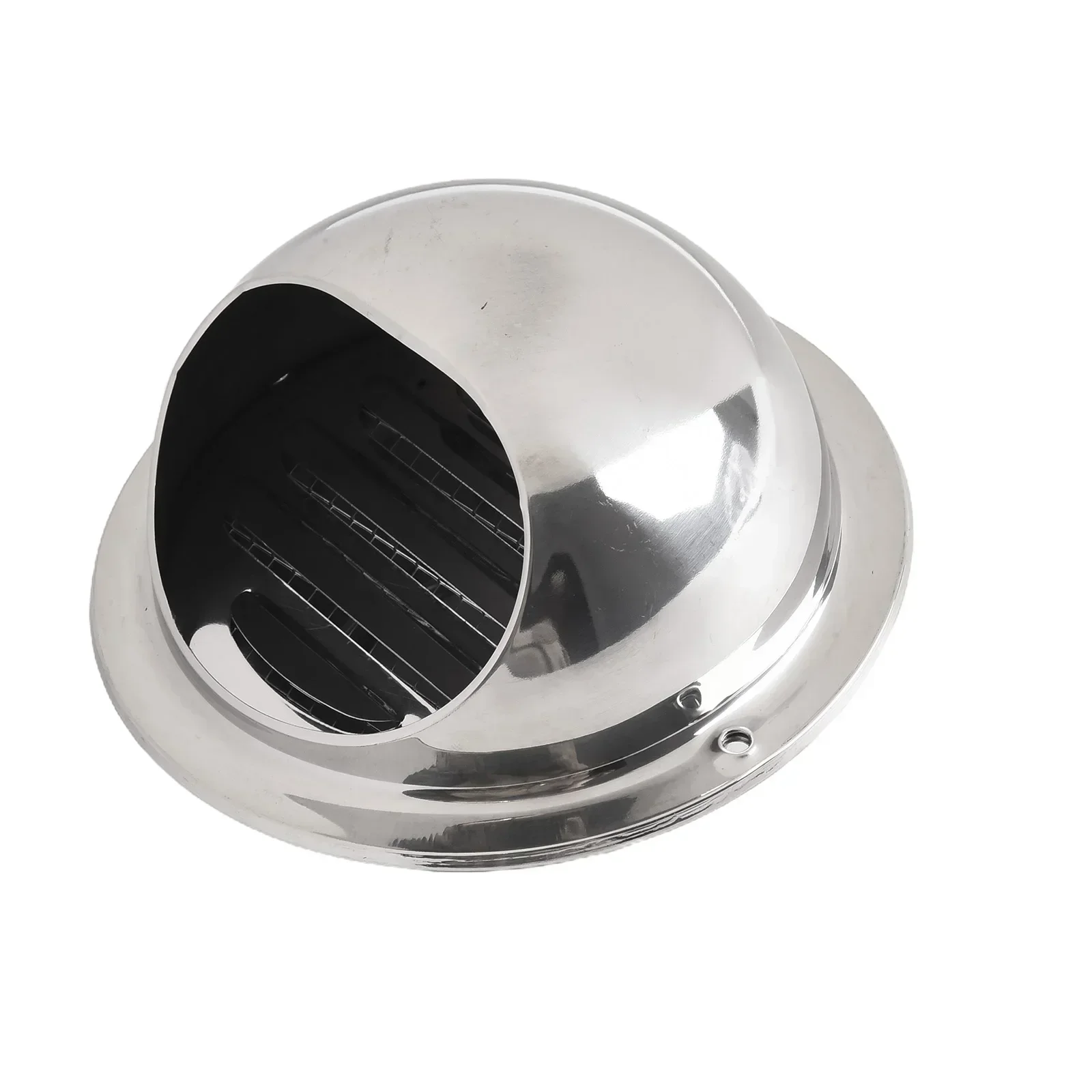 

Air Vent Grille Stainless Steel Round Bull Nosed Extractor Wall Vent Outlet Exterior Wall Air Vent Cover Ducting Ventilation