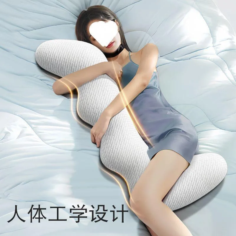 

Bed Long Large Pillow Sleeping Leg Clamp Pillow Removable Washable Memory Foam Adult Female Side Sleeping Pillow