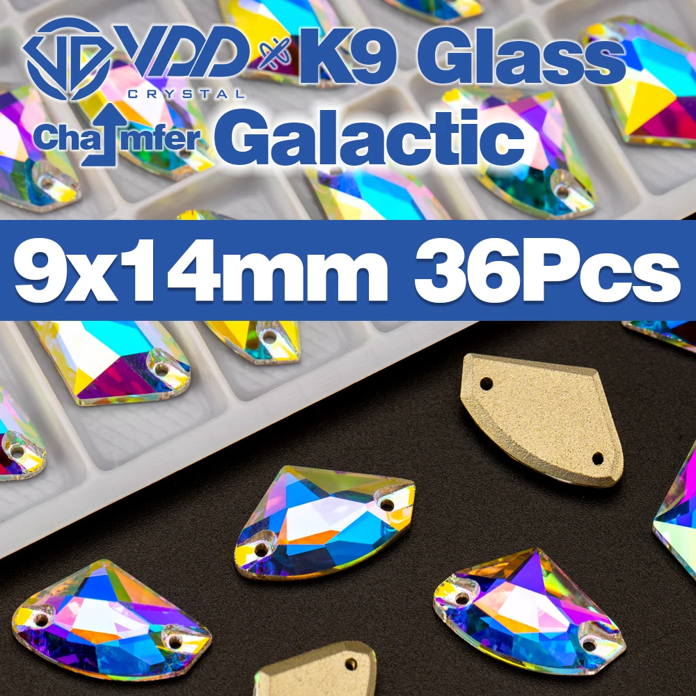 VDD Fase AAAAA Top Qualität K9 Glas Nähen Auf Strass Nähen Kristall AB Flatback Stein Für Kleidung Zubehör Hochzeit Kleid – Detail 15