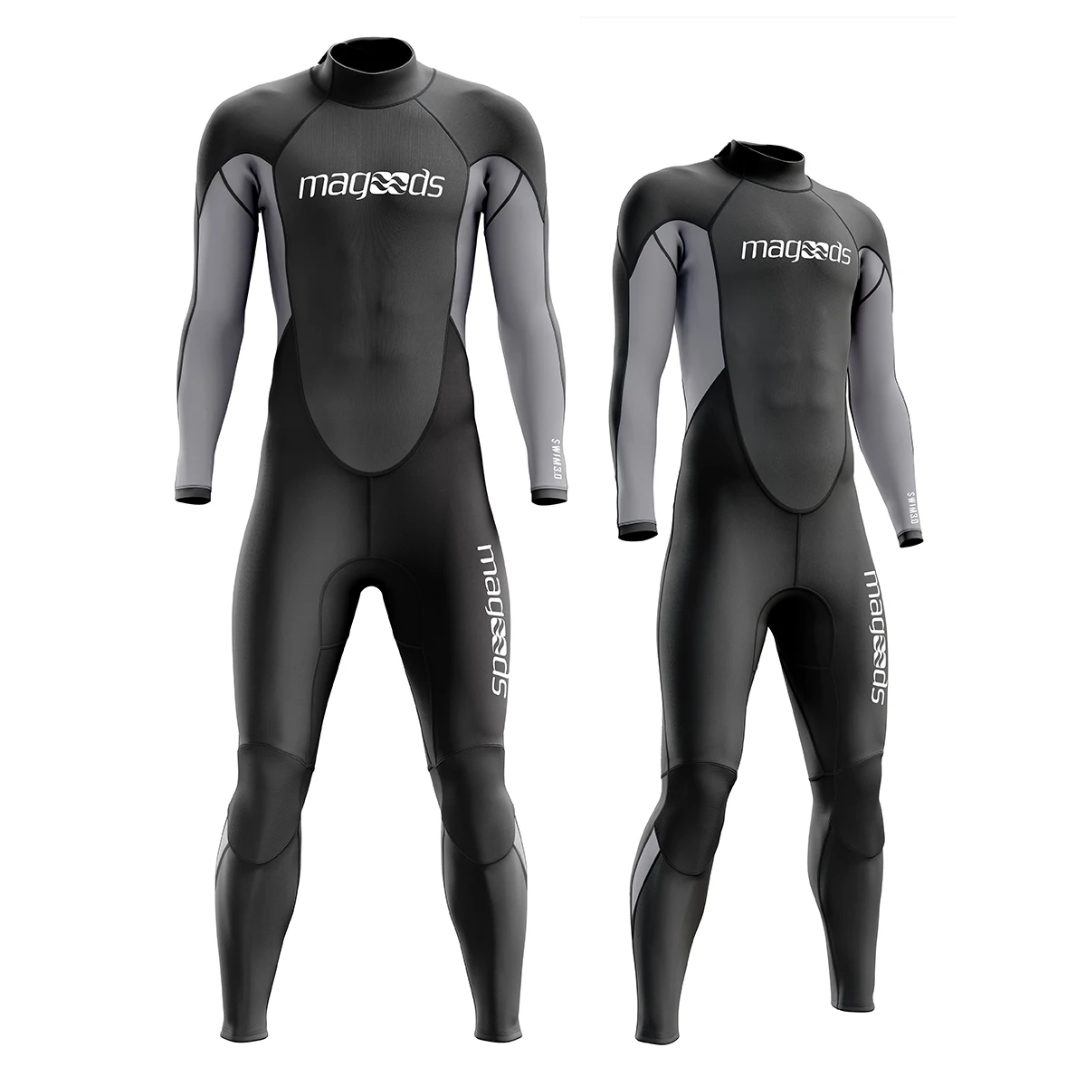 STLF メンズ ウェットスーツ ジャンプスーツ ネオプレン 1.5mm 3/2mm 5/4mm フルボディ ダイビングスーツ 男性用