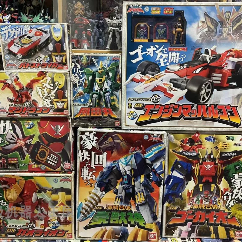 

Original Bandai Out of Print Dx Kaizoku Sentai Gokaiger Gokai-Oh Magic Dragon Lion Heroic Beast Holy Steed Mach Eagle Boy's Toy