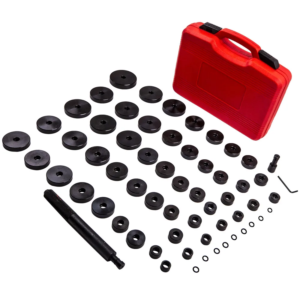 52pcs Bushing Seal Driver Push Press Disc Tool Set Remover Puller Kit