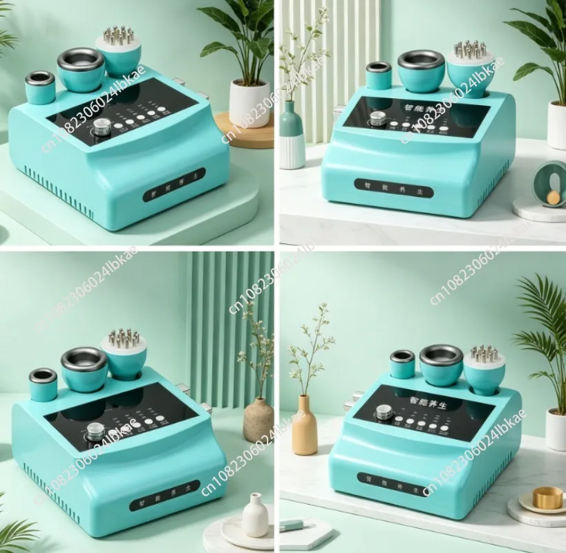 Electric Heating Gua Sha Scraping Massager, Multifunctional Cupping Slimming Device for Body Shaping & Meridian Dredging