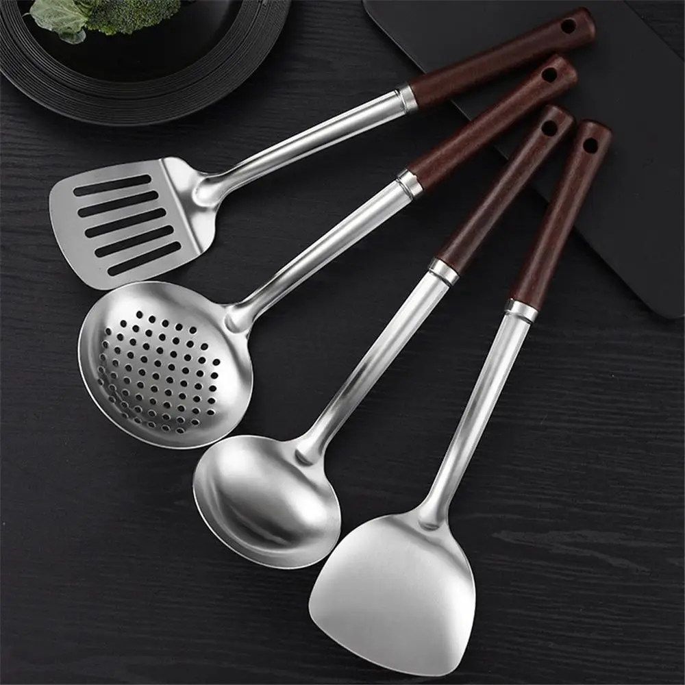 1/2/4PCS Stainless Steel Non-rusting Durable Ultimate Usability Stylish Design Hygienic High-quality Wok Turner