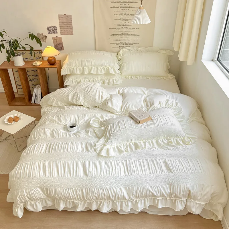 cream-ruffled-lace-trim-duvet-cover-set-4-piece-bed-linen-comforter-sets-soft-cozy-floral-embroidered-bedding-for-girls