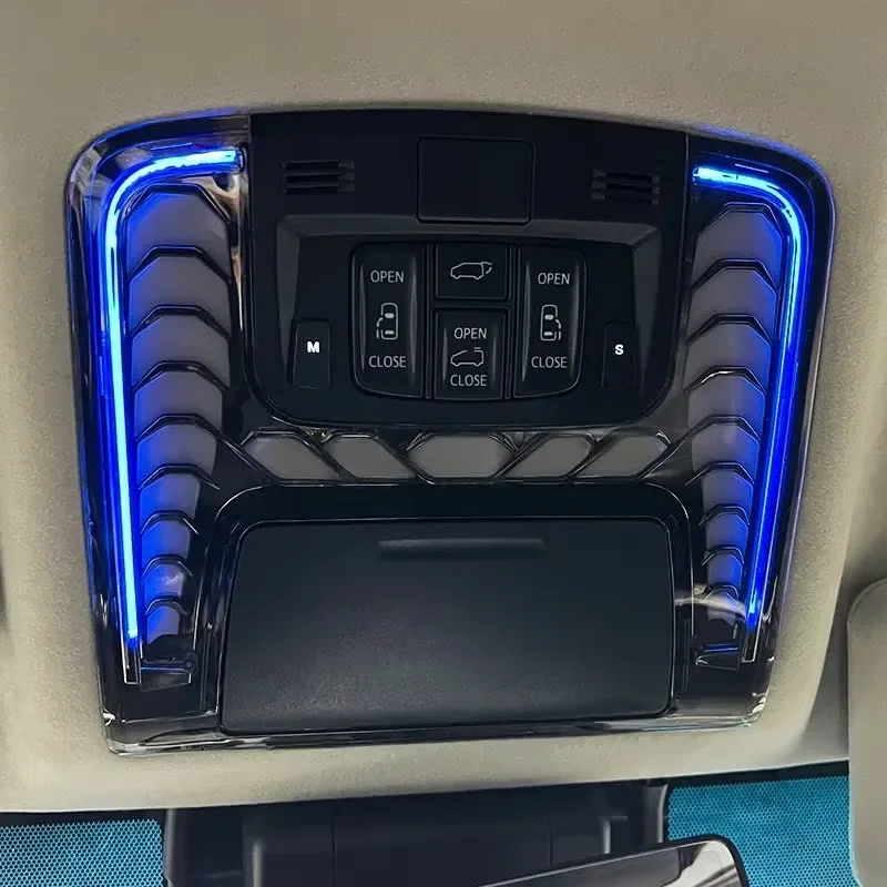 For Alphard /Vellfire 30 Series 2015-2022 Glefon 64 Colors App Control Roof Reading Light Kit Interior Atmosphere Lamp