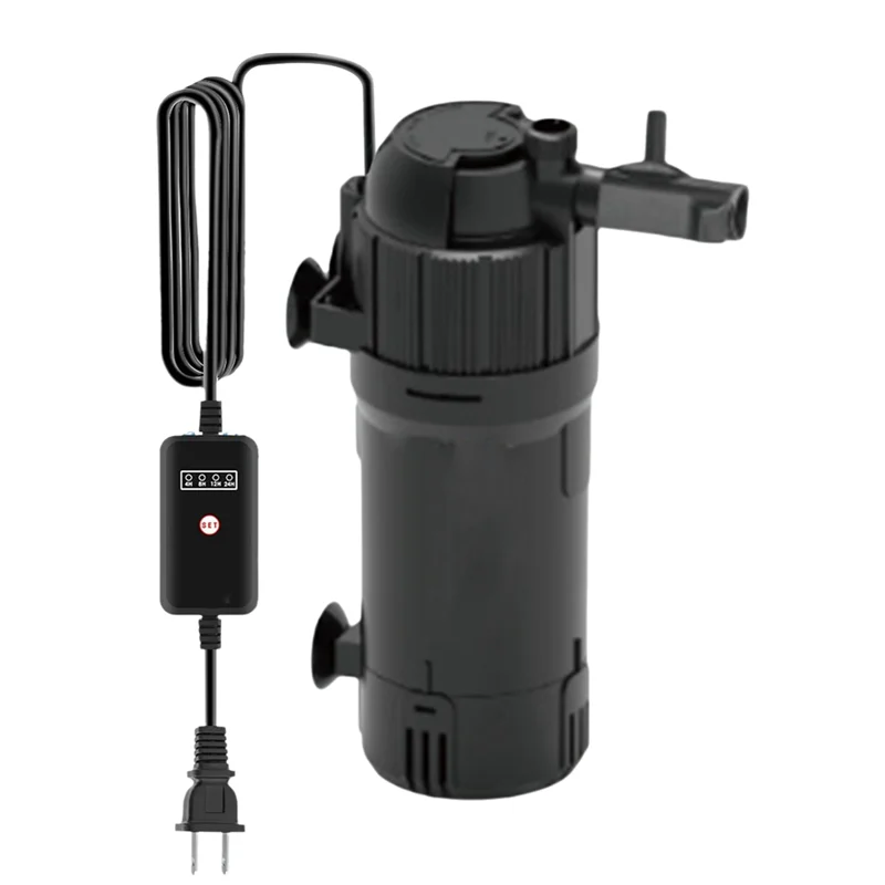 

FYBL-Green Water Aquarium Filter Pump With Dual Mode Flow And Direction For Fish Tank, US Plug HCF-711