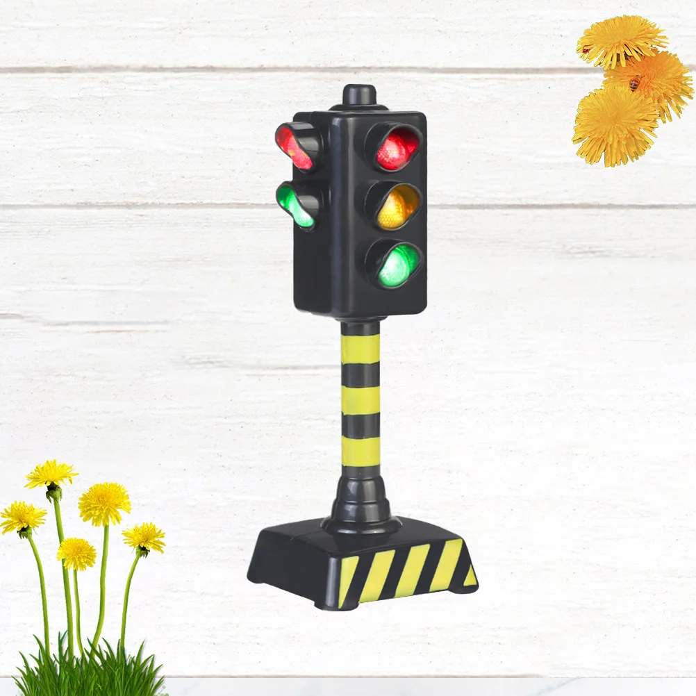 

2PCS Mini Signal Light Model Toy Simulated Traffic Light Toy Imitation Road Scene Props Traffic Safety Education Toy Early