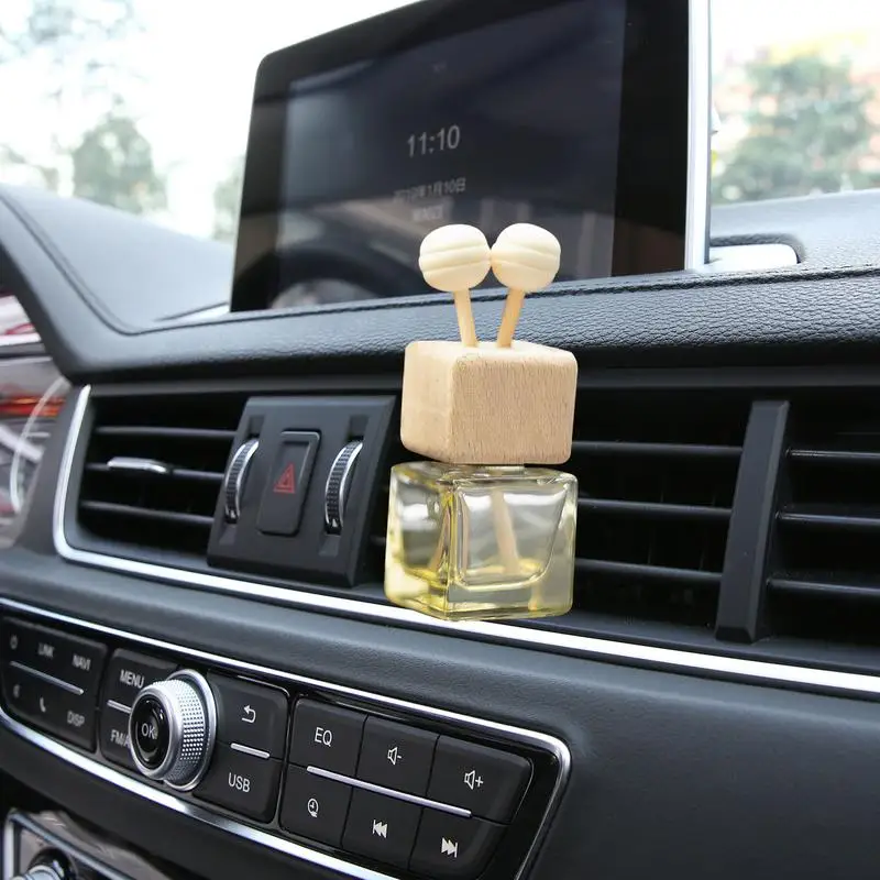 Car Air Vent Essential Oil Diffuser Bottle Air Freshener Perfume Clip Diffuser Empty Auto Perfume Diffuser Aromatherapy Bottle