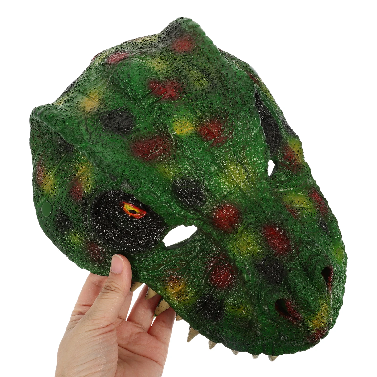 3D Dinosaur Mask Halloween Party Cosplay Prop Lifelike Lightweight Reusable Costume Mask For Kids Decorative Educational Gift