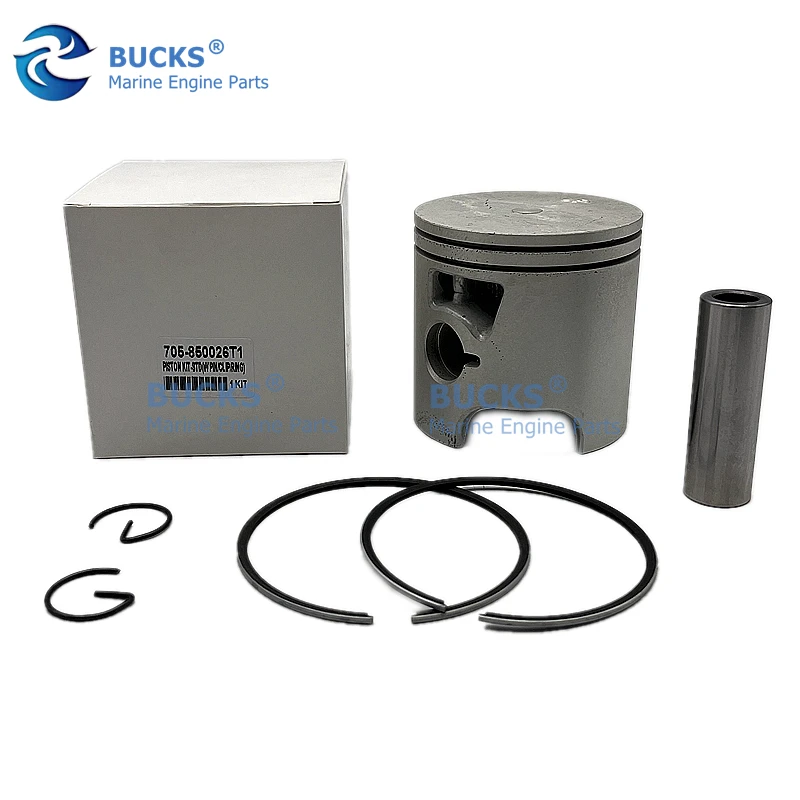 

For Mercury Outboard Motor 30HP-60HP Replaces 850026A1 Boat Accessories 850026T1 MARINER PISTON KIT 705-850026T1, 39-831255A6