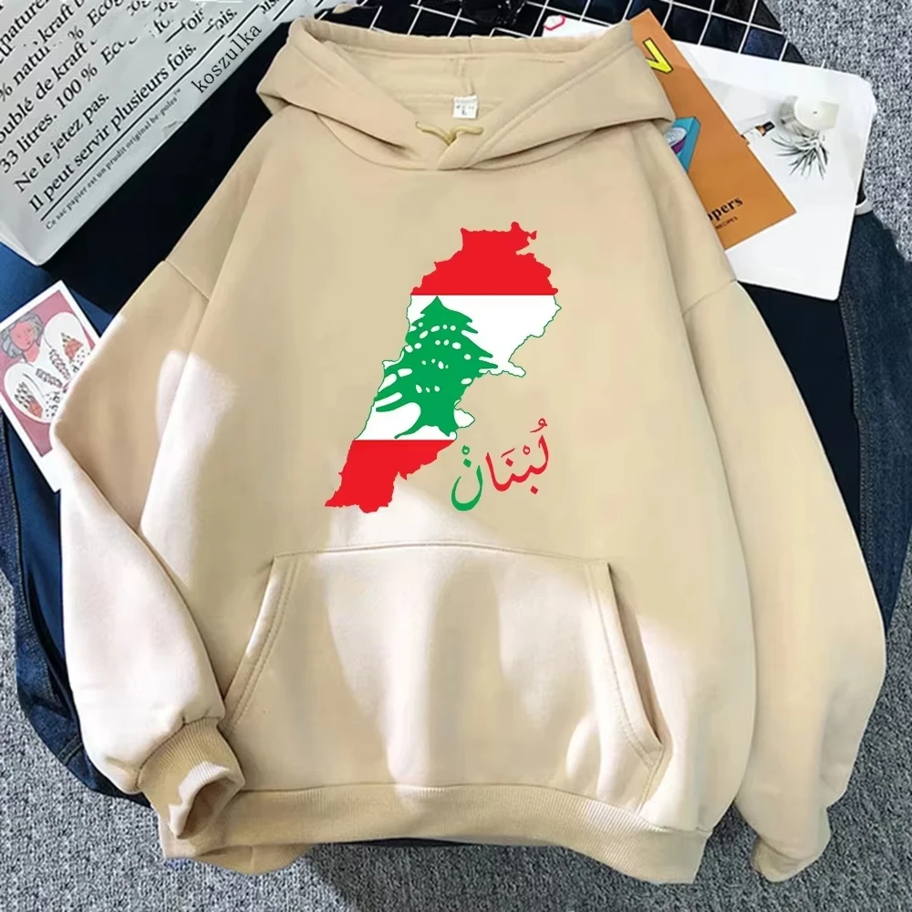 2025 لبنان في العربية هوديي موضة النساء هوديس Harajuku الجمالية الخريف الشتاء الملابس البلوز البلوز خمر ليوم