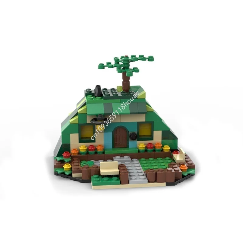 172pcs MOC Hobbit House Classiced Model Building Blocks Toys Construction Assemble DIY Creative Education Christmas Gifts Kids