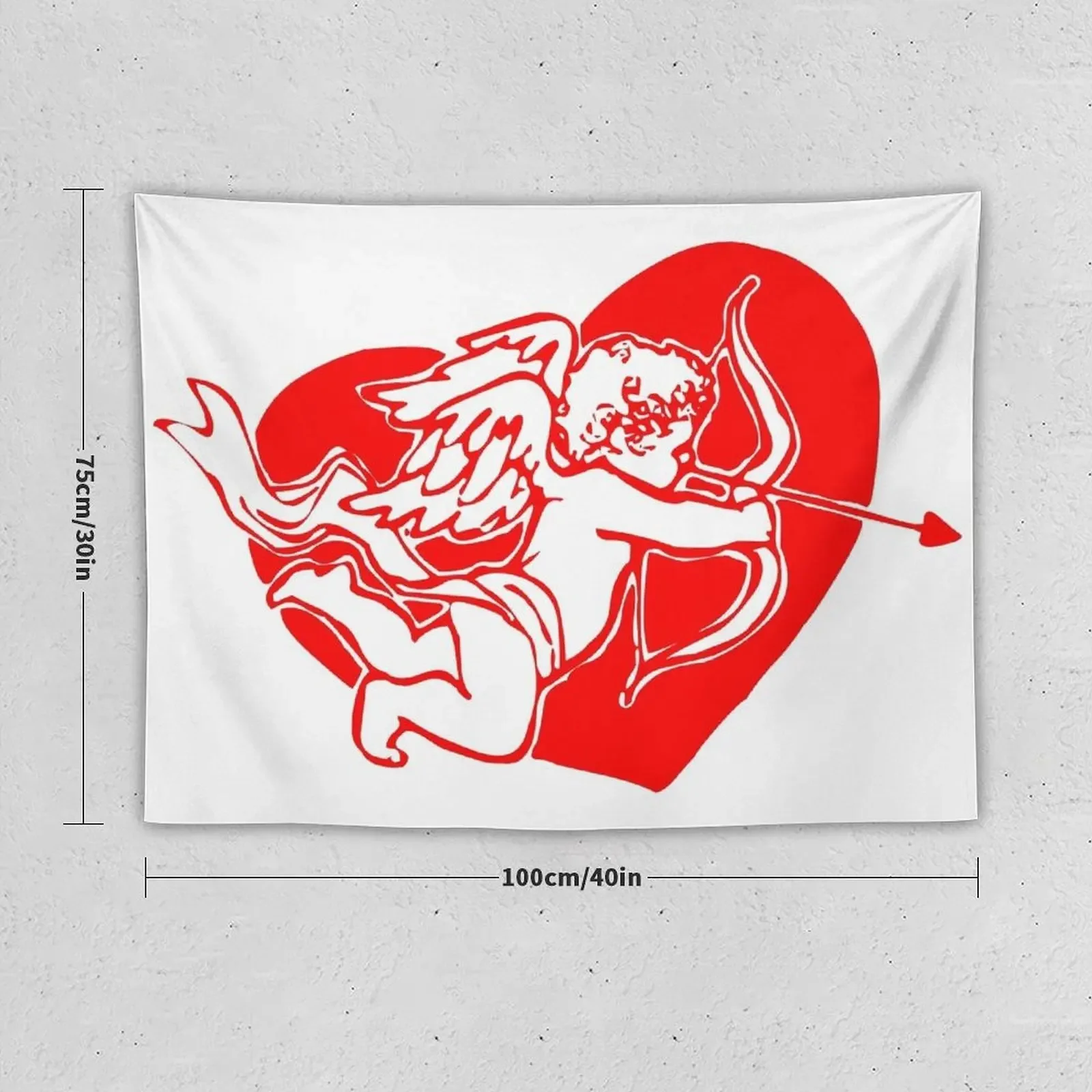 Romantic Cupid Tapestry Wallpaper Bedroom Room Aesthetic Decor Home Decorating Tapestry