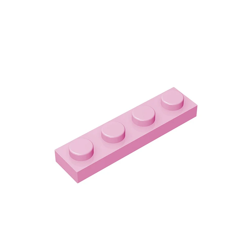 Gobricks 10PCS MOC Ziegel Teile Platte 3710 1x4 Kompatibel Baut Partikel Für Bausteine DIY Steine Pädagogisches spielzeug