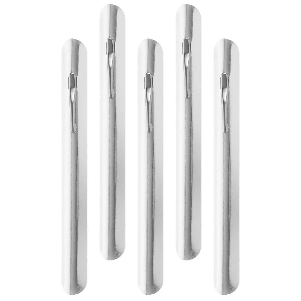

5pcs Silver Bread Crumb Scraper Restaurant Crumb Cleaner Table Cleaning Cloth Metal Crumb Sweeper Dining Household Merchandises