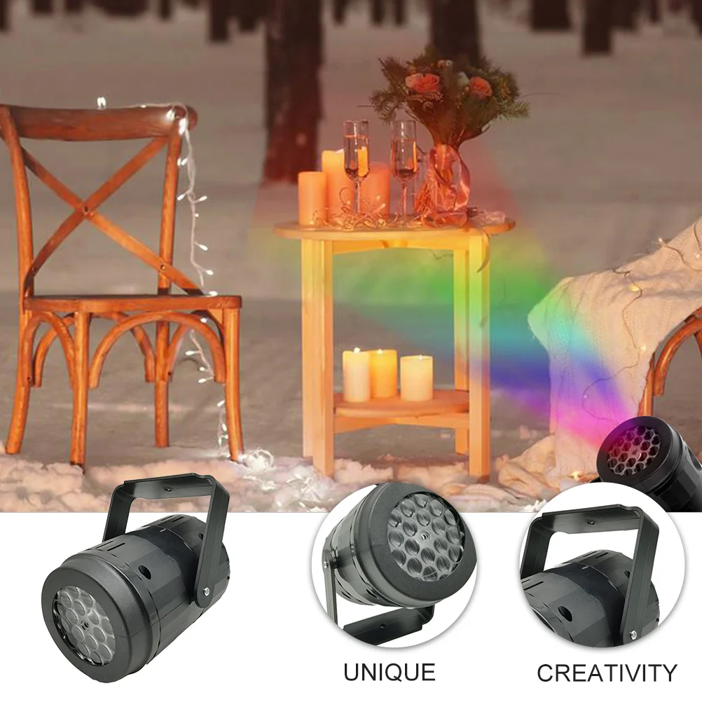 

1Pcs LED Christmas Projection Light Creative Indoor Atmosphere Lamp for Holiday Party Wedding Snowflake Design Stage Decor Xmas