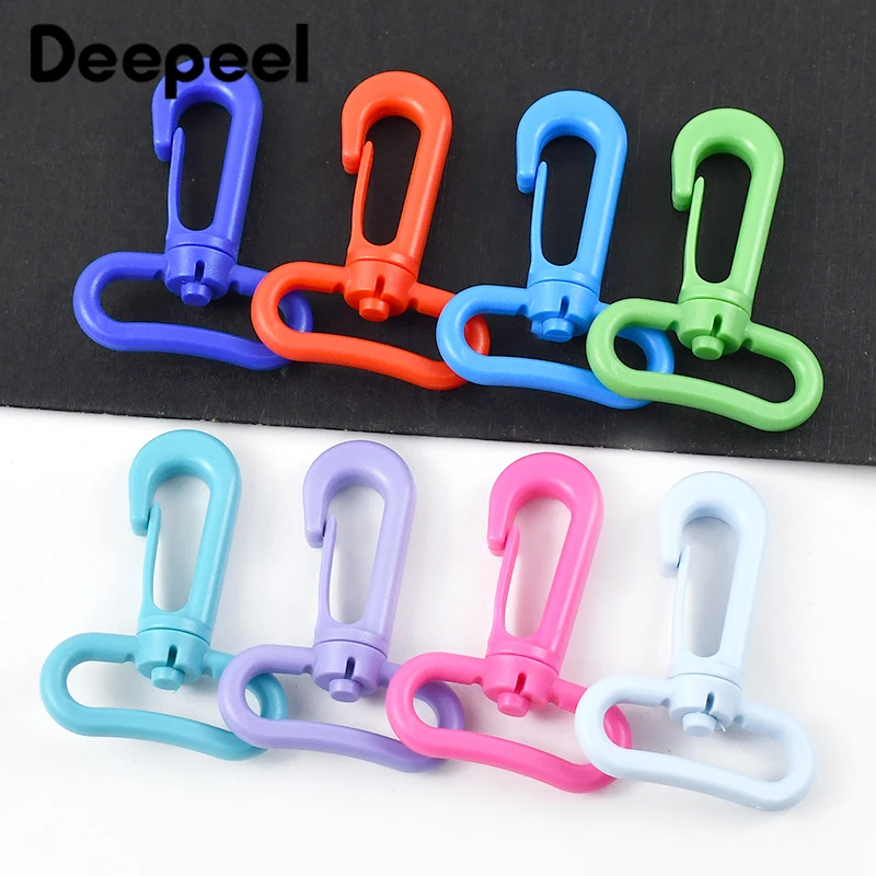 10/20Pcs Deepeel 13/20/25/31mm Plastic Hook Buckle Lobster Clasp Pet Collar Backpack Strap Clothes Carabiner Snap DIY Accessory