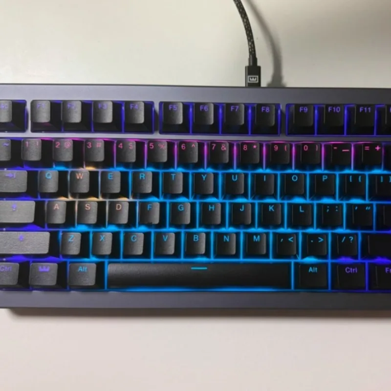 Wooting80HE حافظة لوحة المفاتيح المتوافقة GT-80 غلاف من الألومنيوم ملحقات لوحة المفاتيح الميكانيكية المخصصة لغطاء استبدال المفتاح المغناطيسي