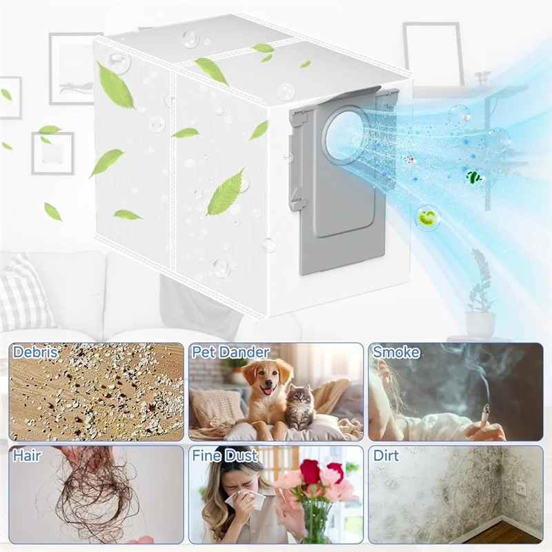 6 قطعة كيس لجميع الغبار ل Roborock S8 Max Ultra/S8 Maxv Ultra/S9 Maxv Slim/S9 Maxv Ultra/Saros 10/Saros 10R/Saros Z70 قطع الغيار-A77G