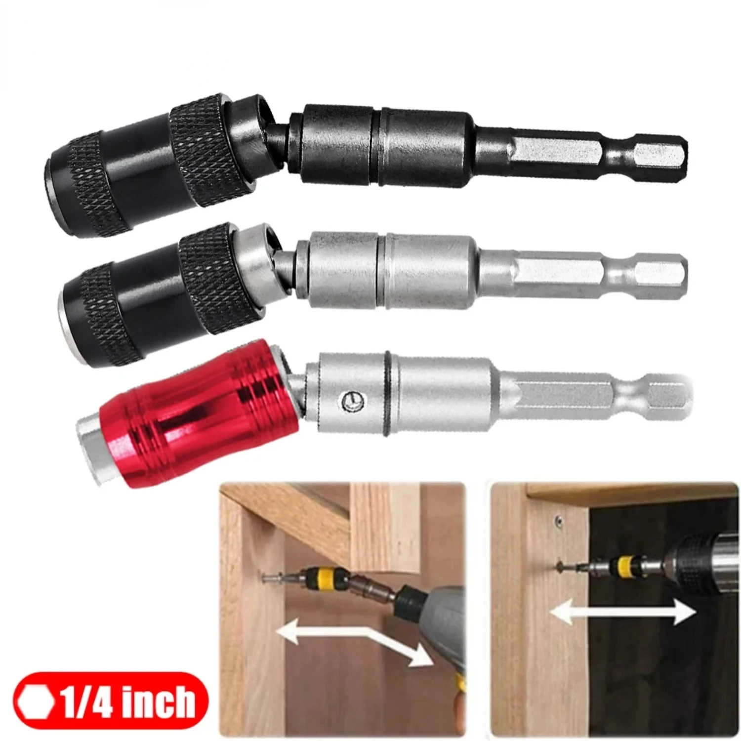 Improve Productivity with Reliable Durable Quick Change Hex Ring Screwdriver Bits Holder - Essential Drive Guide Screw Drill Tip