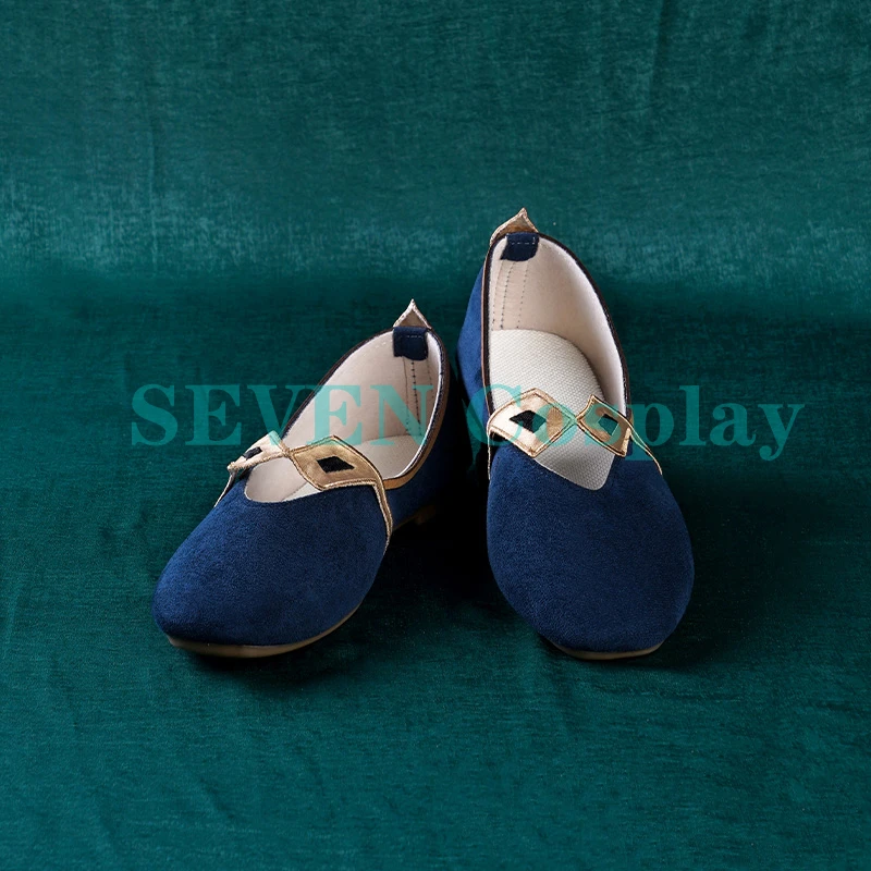 

SEVEN Cosplay In Stock Game Genshin Impact BaiZhu Cosplay Shoes Leather Shoes