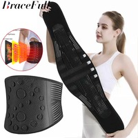 1PCS Thermal Magnetic Therapy Lumbar Support Belt Lower Back Brace for Men and Women,Self-Heating Waist Strap with Gauss Magnets