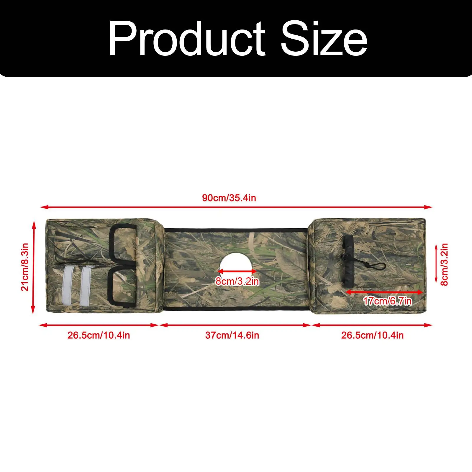 ATV Saddle Bag Easy to Install Gas Tank Bag for Snowmobile UTV Accessories