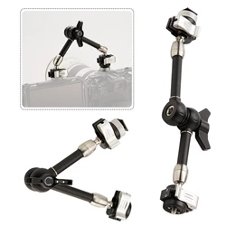 FOMOZER SD-F11 Quick Release Magic Arm Kit 11 inch Dual Ball Head Knob Control Extension Magic Arm for Camera Cage Tripod