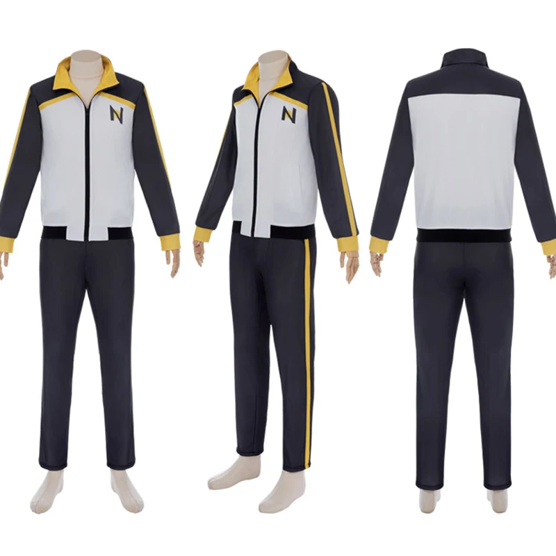 Anime Re Zero Natsuki Subaru Cosplay Kostüm Perücke Unisex Reißverschluss Hoodie Kapuzenjacke Mantel Hose Sportbekleidung Uniform Anzug Halloween
