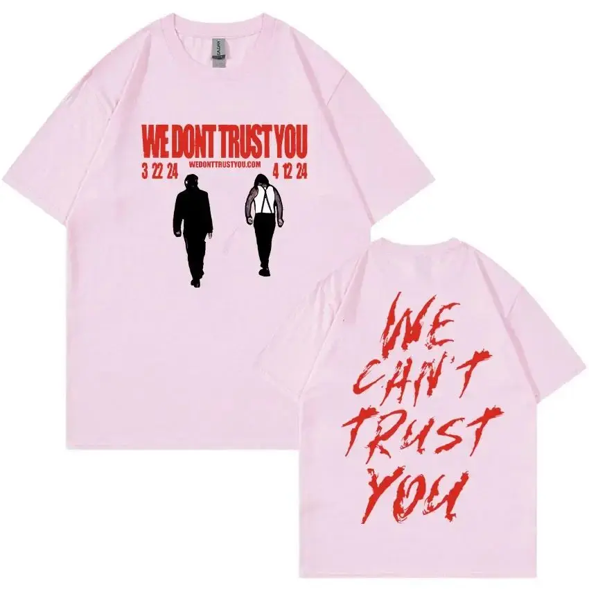 Rapper Future Metro Boomin We Don't Trust You Album T-Shirt Men's Hip Hop Gothic Vintage Cotton Short Sleeve T Shirts Streetwear