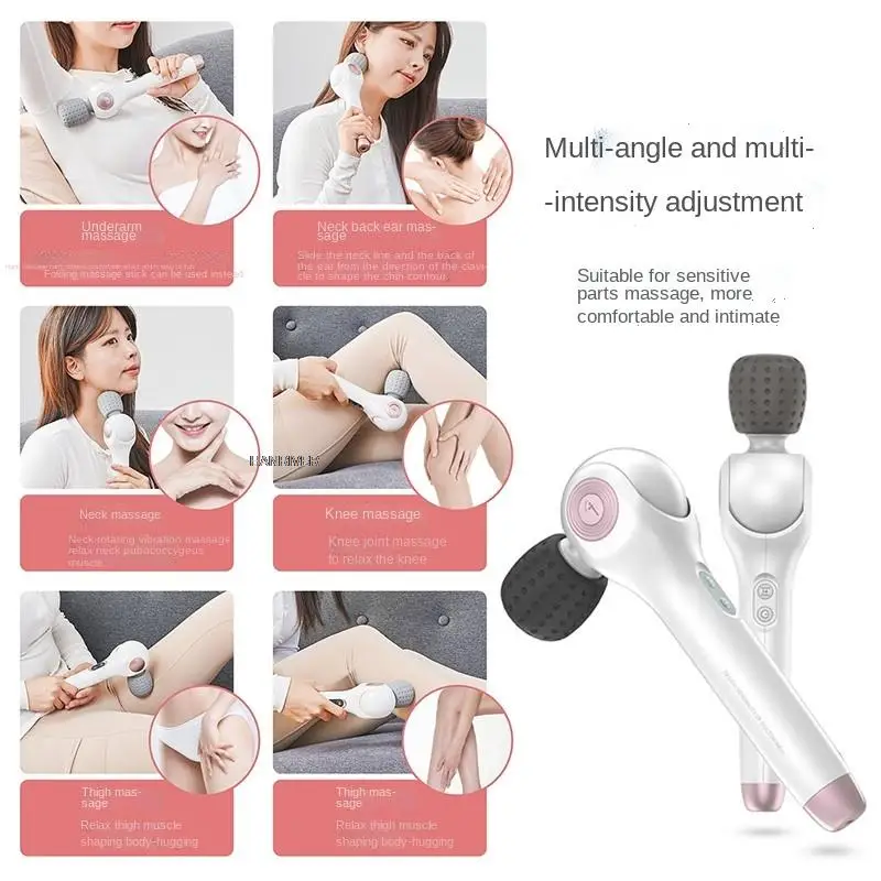 Dolphins massager great handheld cervical electric hammer hammer multifunctional body back rubs wireless vibration