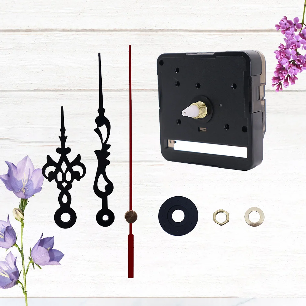 

1Set Clock Movement Durable DIY Replacement Kit Simple Elegant Design Cross Stitch Silent Motor Repair Parts Home Clock Movement