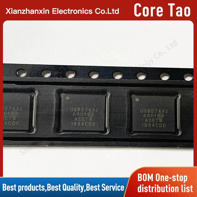 1PCS/LOT  USB5744T-I/2G USB5744T USB5744 QFN56 Encapsulates the USB interface chip