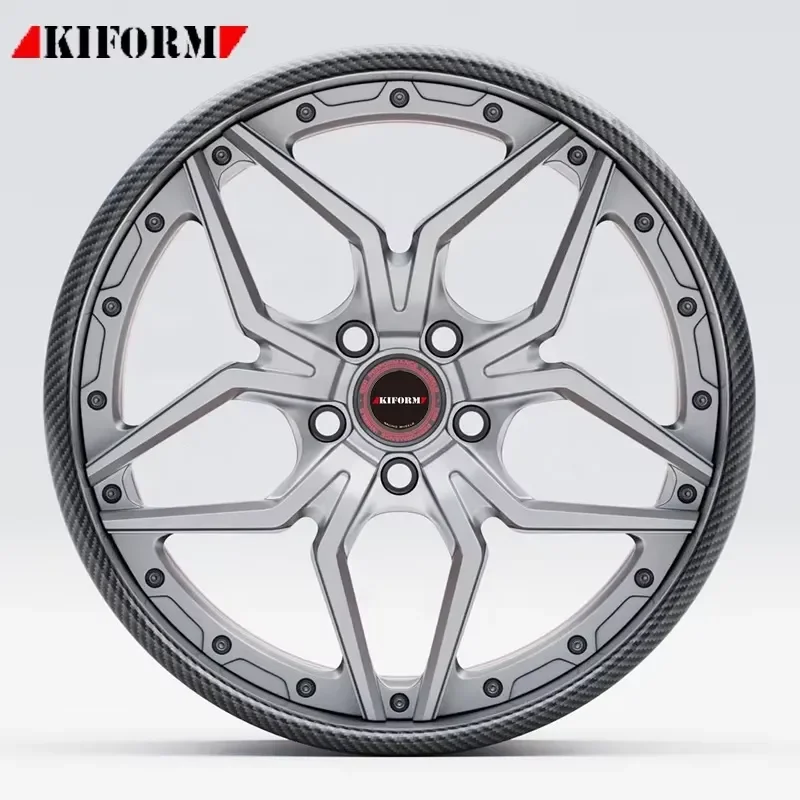 i Fashion 17 18 19 20 21 22 Inch Alloy 3 Pieces 5x112 5x120 Wheel Rims