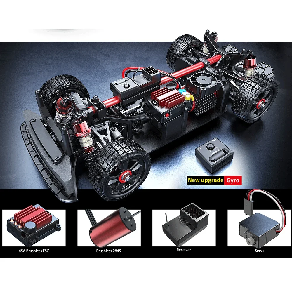 Racing 14301 14302 RC Car Toy Hyper Control High Off-road Car 1/14 Truck Go Speed Brushless Hobby Electric Remote