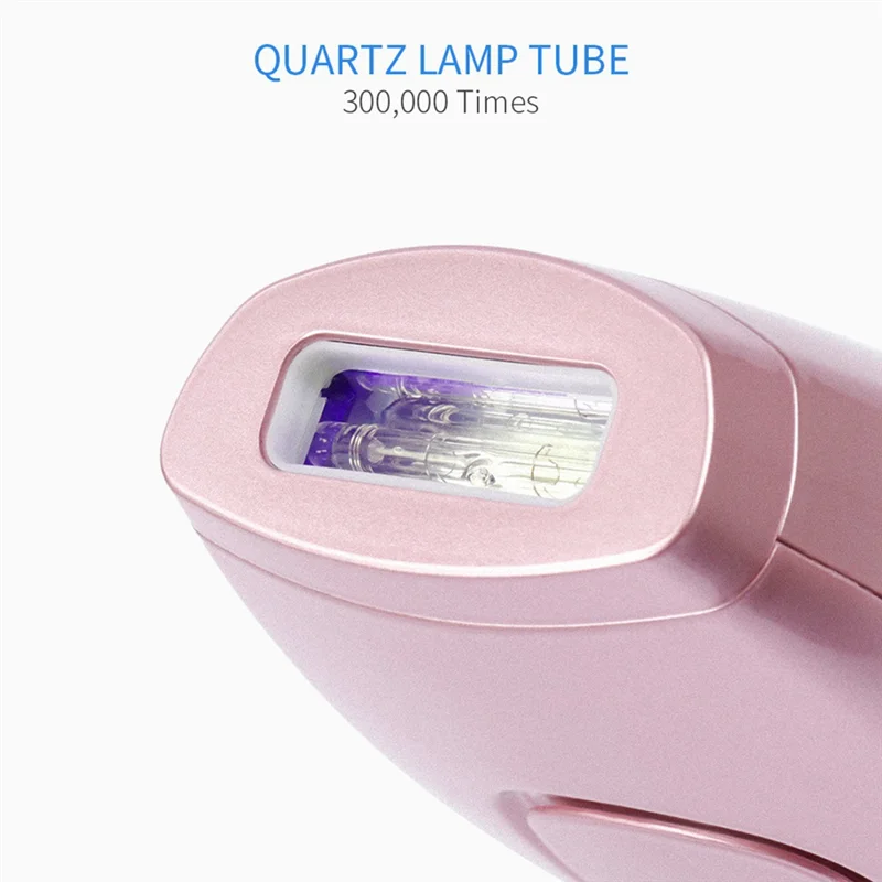 5-Level-Laser Bikinis Pulses Epilator Painless Laser- Hair Removal Facial Depilator Electric Trimmer White EU Plug