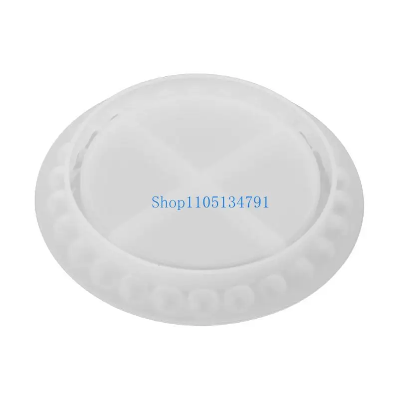 98km Table Round Bead Tray Silicone Mold Home Decoration Resin Casting Mold