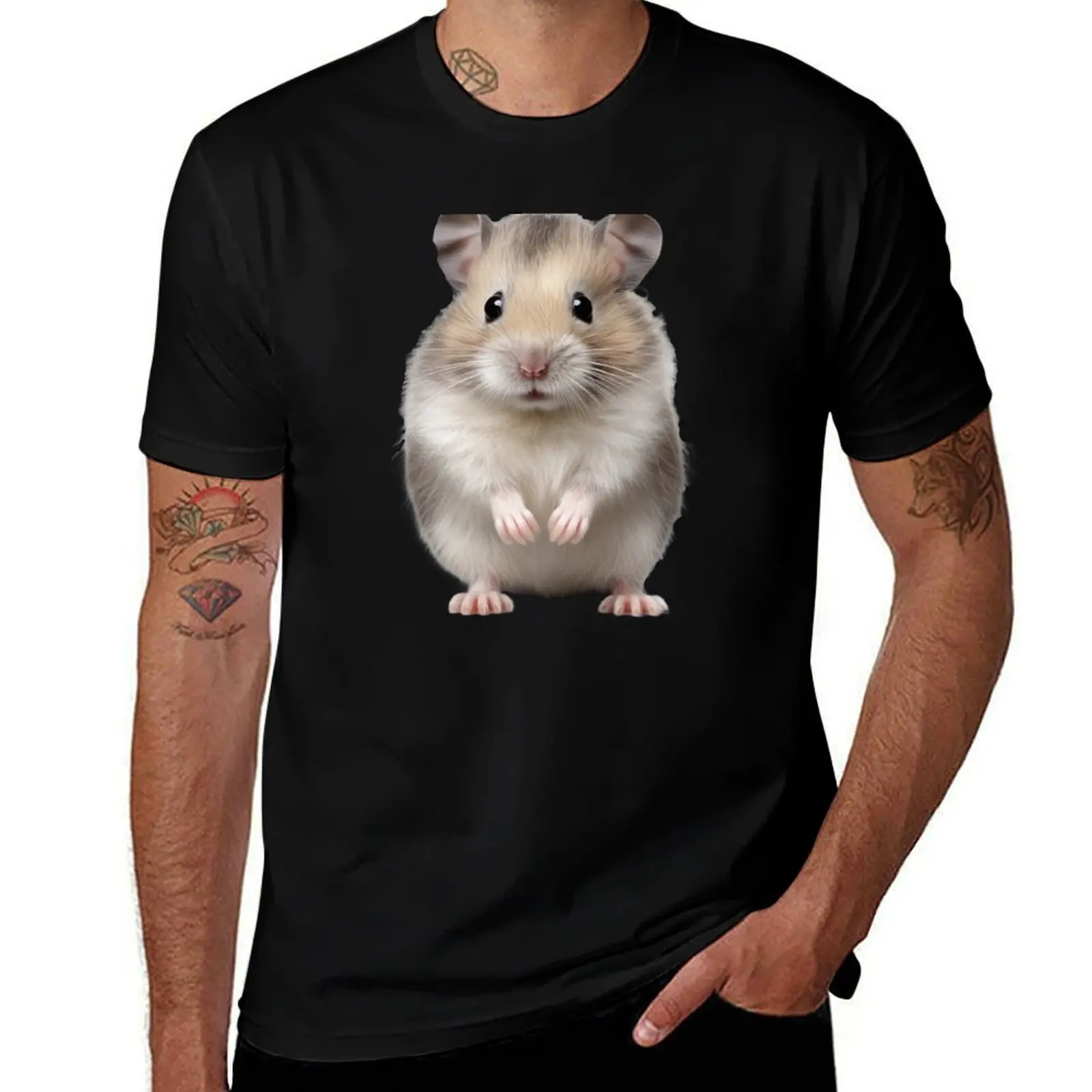 

Roborovski hamster T-Shirt Funny t-shirt aesthetic clothes T-shirts man luxury clothing labubu t shirts for men cotton