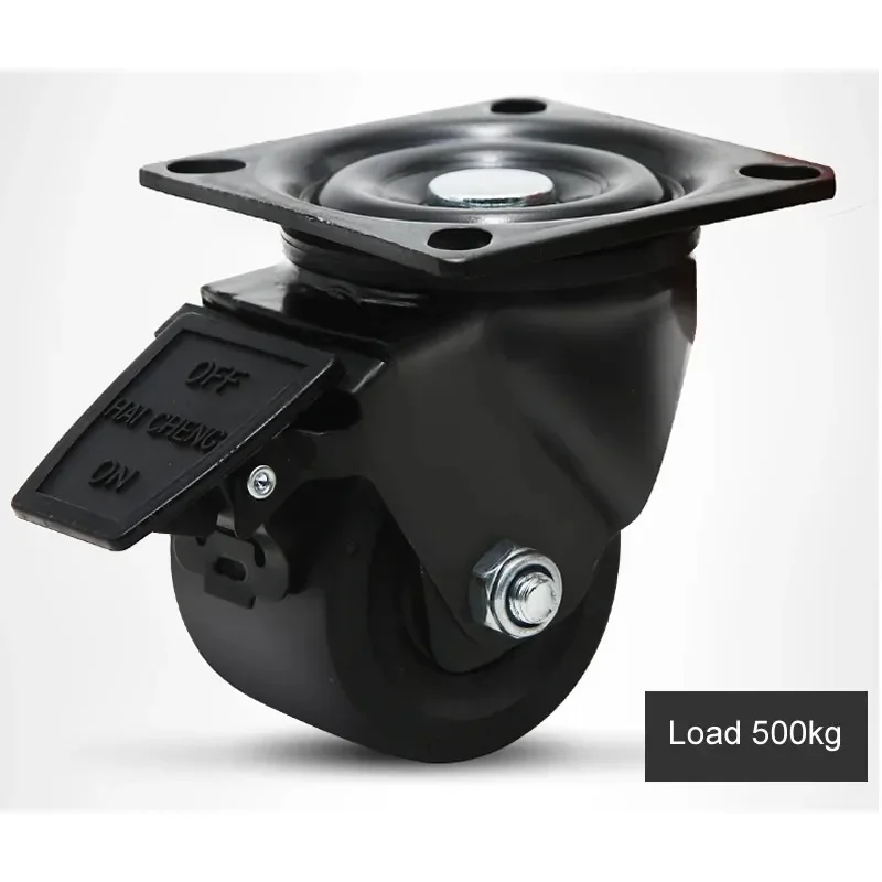 Big Mac Low center of gravity 2.5 inch  Casters/wheels,Load 500kg,Polyurethane wheel, mute,Anti-winding,FOR large equipm