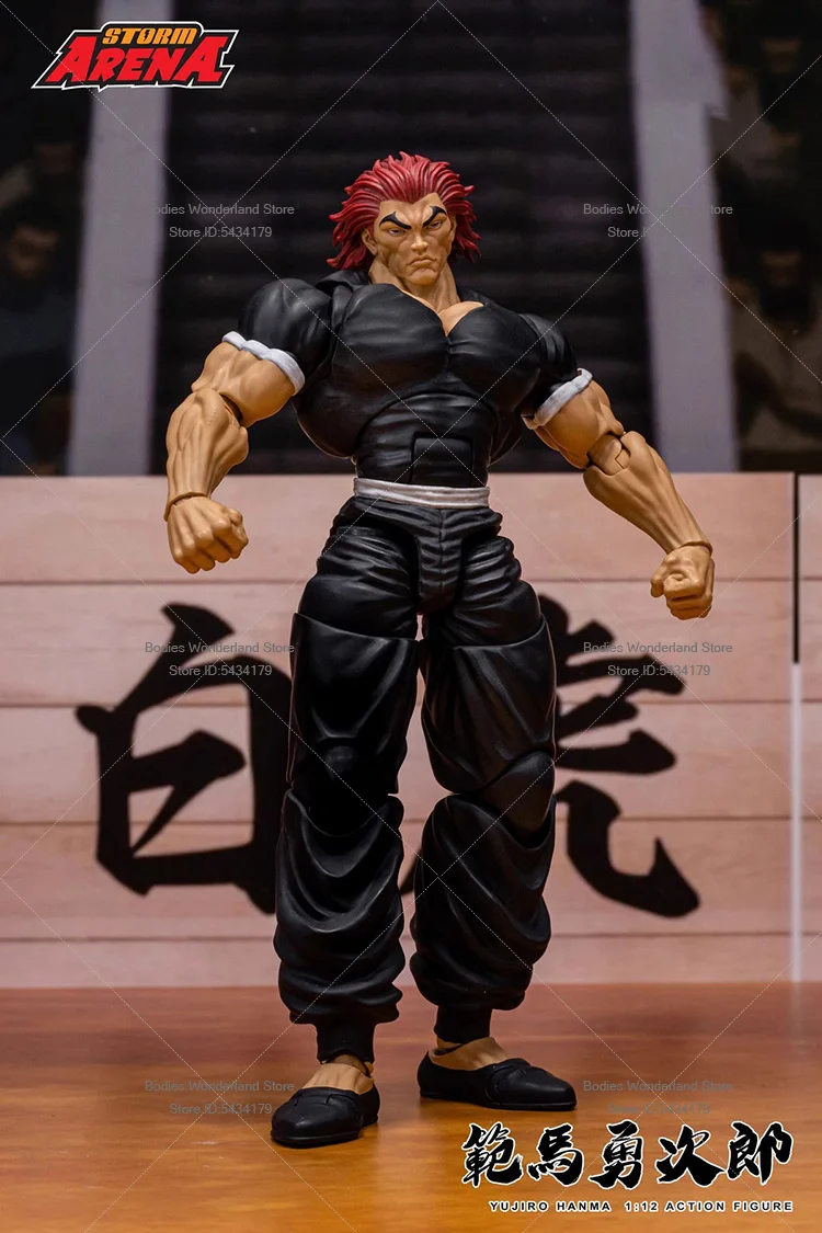 В наличии Storm Toys BHSA02 масштаб 1/12 мужской солдат Hanma Yujiro японская манга фигурка 6 дюймов полный набор коллекция кукол