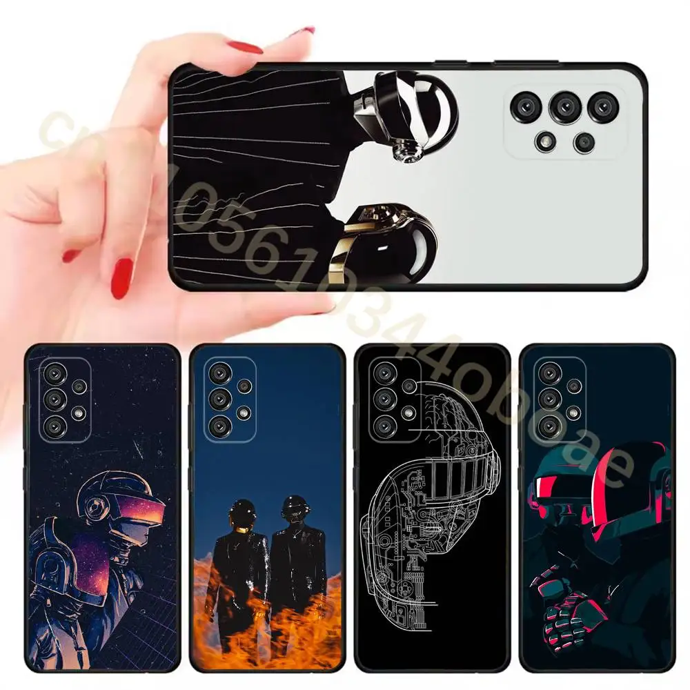 Daft Punk Phone Case for Samsung Galaxy A20,21s,22,31,32,52,71,80,A91,5G Colorful Cover Smartphone Pretty