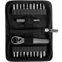 Mini Ratchet Wrench Set Multifunctional Right Angle Screwdriver Kit with 20 Bits Small Ratcheting Screwdriver Combination Set